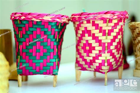 Flower Baskets India Asia, Stock Photo, Picture And Rights Managed ...