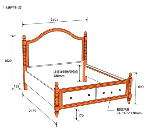 Trunk美式乡村实木床1.8米普通床-双人床-2021美间（软装设计采购助手）