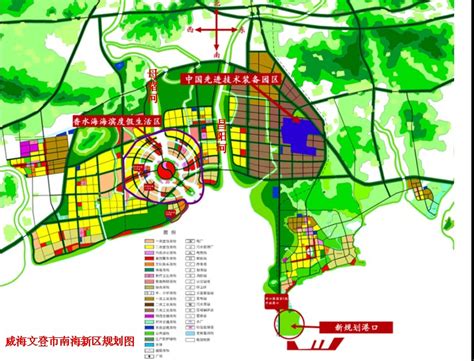 文登新城区规划图,文登区规划图,威海2020年轻轨规划图(第3页)_大山谷图库