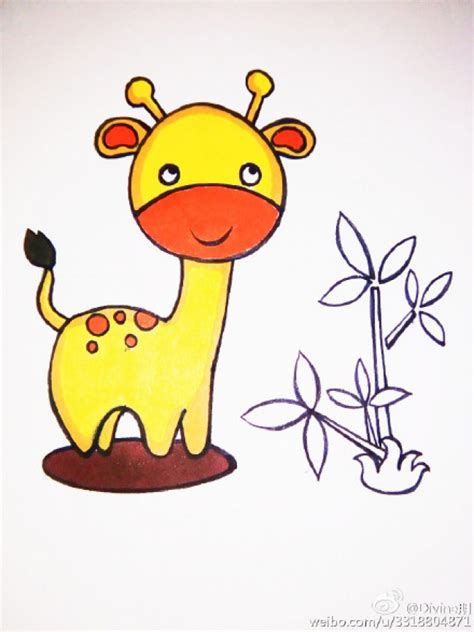 适合孩子涂色的动物简笔画（可打印）