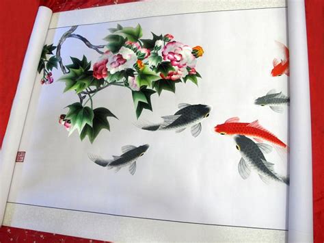 蜀绣双面绣《芙蓉鲤鱼图》，传统图案、传统… - 堆糖，美图壁纸兴趣社区