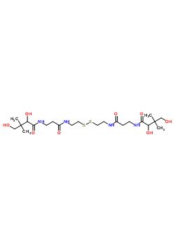 16816-67-4;138148-35-3 泛硫乙胺 D-pantethine anhydrous - CAS数据库