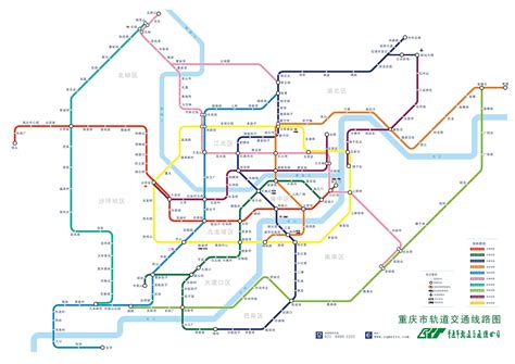 2021年最新重庆轨道交通运营线路图- 重庆本地宝
