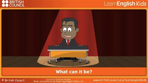 What can it be? | TeachingEnglish | British Council | BBC