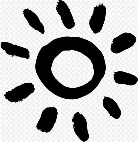 太阳简单的黑色阳光素材图片免费下载-千库网