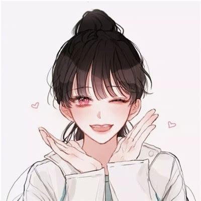 情侣甜美女生头像动漫