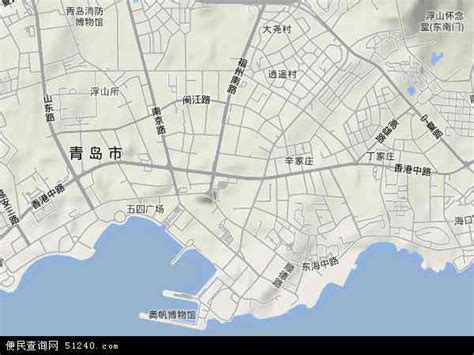 青岛市最新地图,青岛市市区详细,青岛市城区_大山谷图库