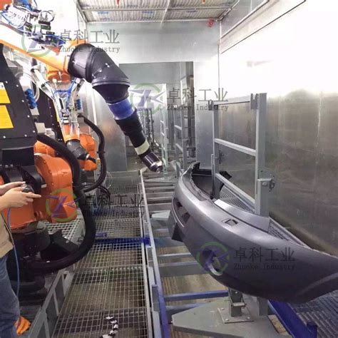 自动喷涂机器人 卓科喷漆机器人 汽车挡雨板自动喷涂机器人供应-阿里巴巴