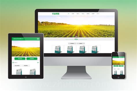 简洁农场种植企业网站模板_站长素材