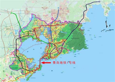 青岛地铁线路图高清版（远期规划版 / 运营版） - 青岛地铁 地铁e族