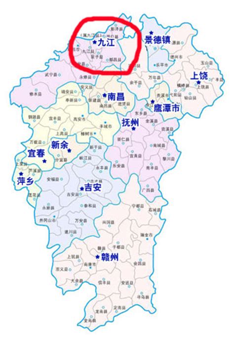 资料组图：九江所在位置及行政区划示意图_新闻中心_新浪网