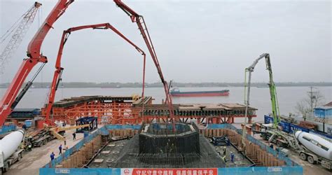 双柳长江大桥迎来新进展 开始主塔柱施工|湖北省_新浪新闻