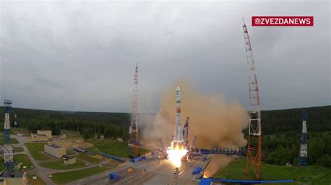 俄罗斯从普列谢茨克航天发射场成功发射“联盟2.1a”运载火箭|俄罗斯|运载火箭|火箭_新浪新闻
