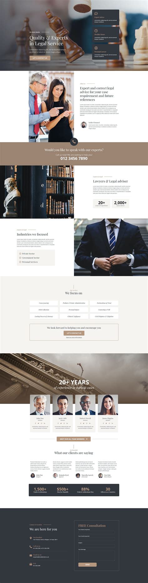 法律 丨 律师网站设计|网页|企业官网|灿艺设计 - 原创作品 - 站酷 (ZCOOL)