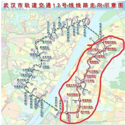 武汉地铁3号线线路图及站点名称（完整版）- 武汉本地宝