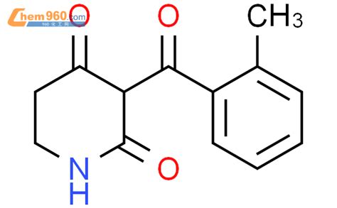 118264-10-1,2,4-Piperidinedione, 3-(2-methylbenzoyl)-化学式、结构式、分子式、mol ...