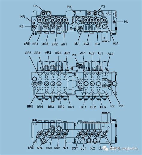 CAT卡特336D电磁阀总成225-4518阀块挖掘机主泵液压泵旋挖钻机MMT-阿里巴巴