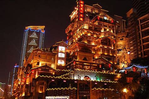 重庆山城夜景高清图片下载-正版图片500758386-摄图网