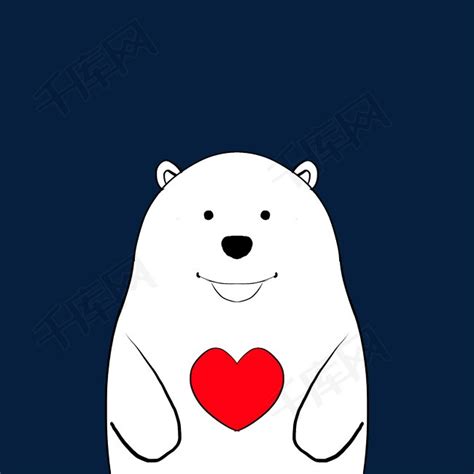 抱着红色爱心的小熊图片免费下载_PNG素材_编号1xrik4jq3_图精灵