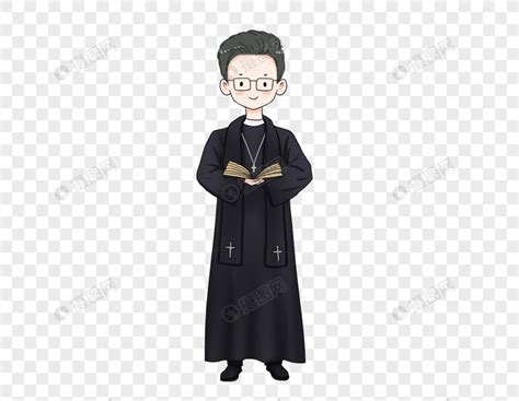 中世纪具有宗教人格的牧师或主教插画图片素材_ID:407960781-Veer图库