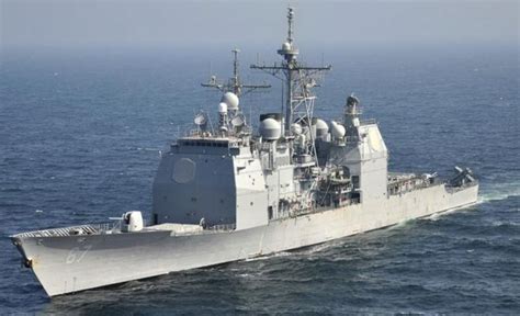 美国海军提康德罗加级巡洋舰邦克山号离开圣迭戈军港__财经头条