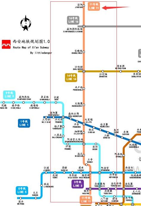 西安地铁11号线站点分布详情- 咸阳本地宝