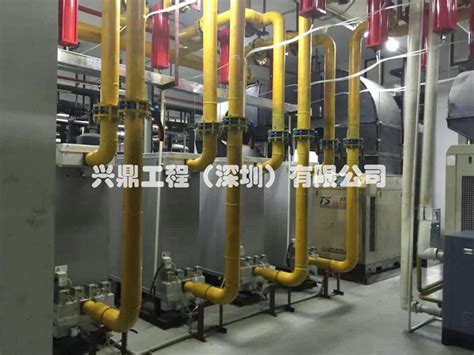兴鼎工程公司承建鸿利智汇集团空气压缩管道设计安装工程