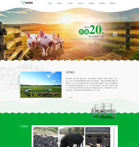 家禽养殖场网站建设|养殖场网站模板免费下载-易优CMS