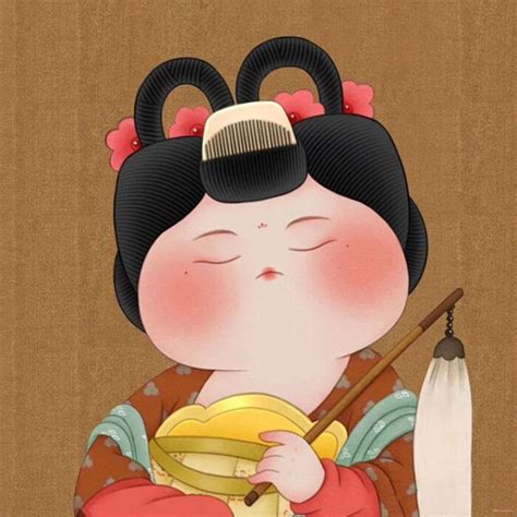 可爱唐代古风头像女生版