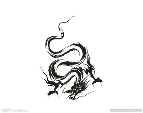 传统中国龙设计元素艺术字免费下载 - 觅知网