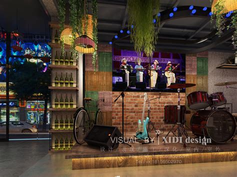 音乐餐吧|空间|室内设计|王婷婷XIDI - 原创作品 - 站酷 (ZCOOL)