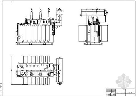 35KV变压器参考尺寸-电气节点详图-筑龙电气工程论坛