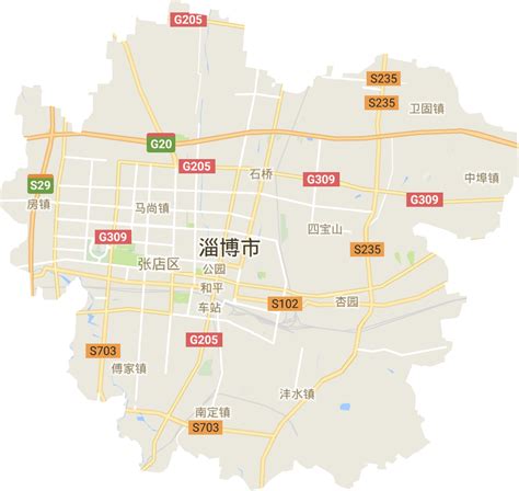 10张地形图，快速了解山东省淄博各市辖区县_总面积