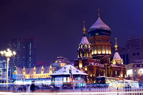 熊黛林哈尔滨下雪图片