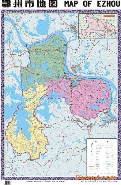 湖北鄂州地图全图软件截图预览_当易网