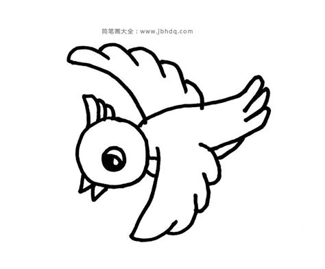 飞翔的小鸟简笔画 - 学院 - 摸鱼网 - Σ(っ °Д °;)っ 让世界更萌~ mooyuu.com