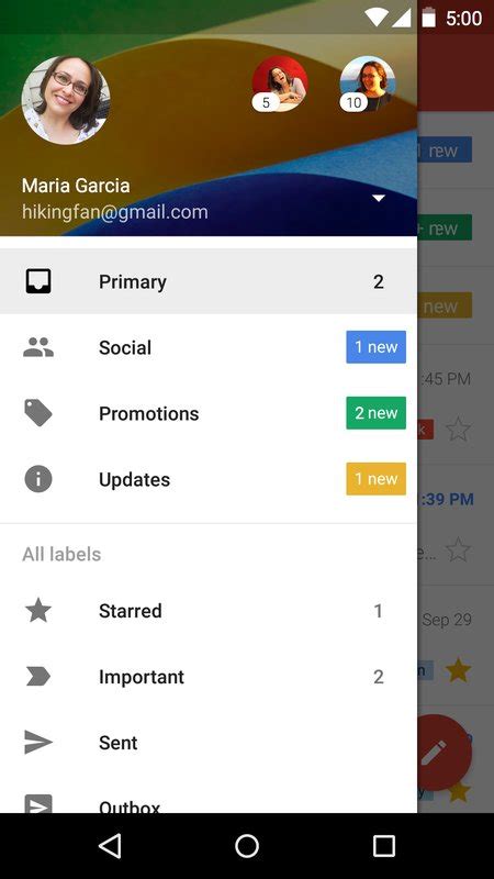 Best Free Android Apps: Gmail - easy-to-use email app - LinuxLinks