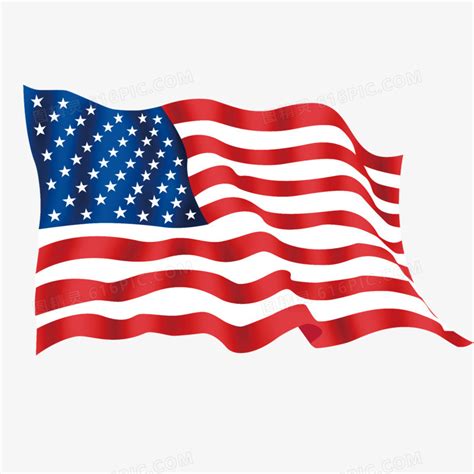 矢量手绘美国国旗元素图片素材免费下载 - 觅知网
