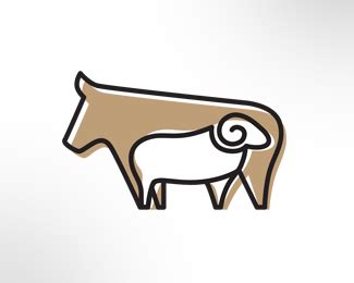 共享十款以动物“羊”为创意的公司LOGO设计欣赏0290923_空灵LOGO设计公司