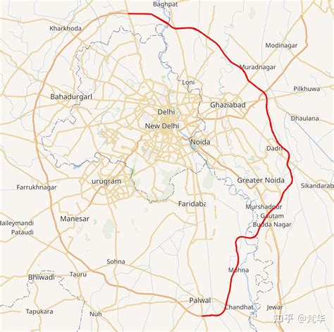 印度高速公路网地图高清大图英文版_印度地图_初高中地理网