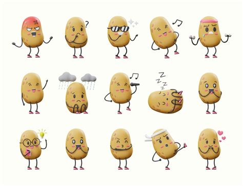 卡通手绘彩绘土豆素材图片免费下载-千库网