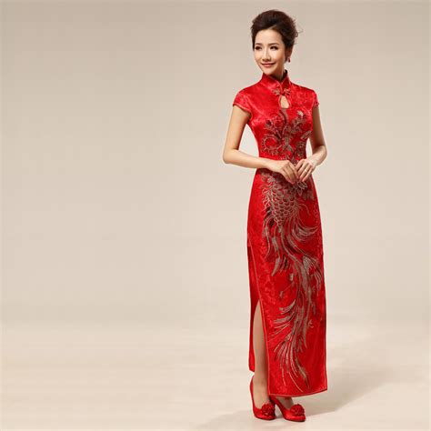 Red Floral Chinese Qipao