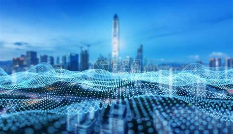 科技感科技互联网智慧城市展板模板-包图网