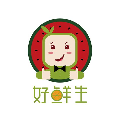 优鲜购生鲜果蔬logo设计 - 123标志设计网™