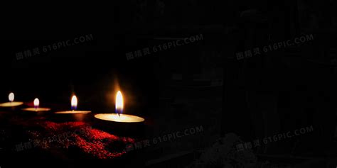 创意简约大气黑色质感悼念国家公祭日蜡烛背景背景图片下载_4724x2362像素JPG格式_编号vwkf6e8yv_图精灵