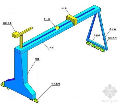 MQ4040单臂架门座起重机人字架结构设计(含CAD零件图装配图)||机械机电