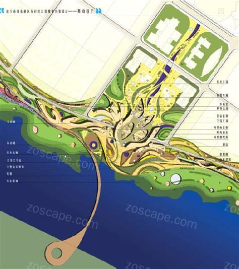 [四川]遂宁市河东新区五彩滨江景观带施工图设计（CAD）-公园景观-筑龙园林景观论坛
