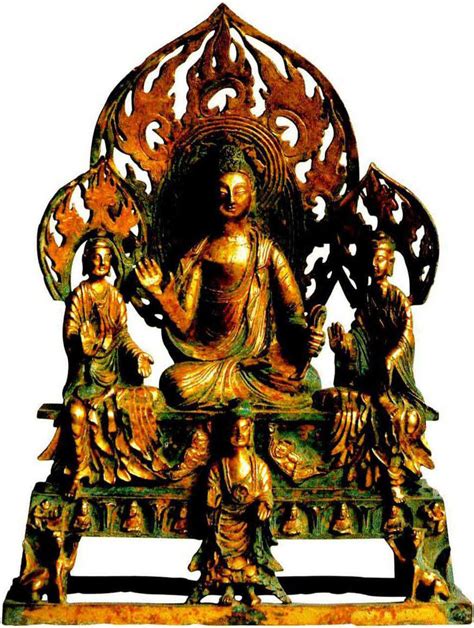新浪收藏-铜鎏金弥勒菩萨