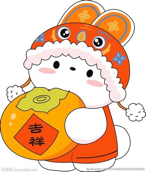 卡通形象大兔子吉祥物1素材图片免费下载-千库网