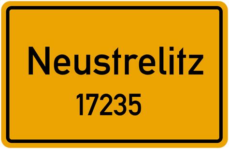 17235 Neustrelitz Straßenverzeichnis: Alle Straßen in 17235